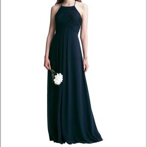 Levkoff Navy Bridesmaid Dress